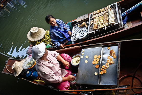 Coconut Pancake  & Fried Banana Ladies