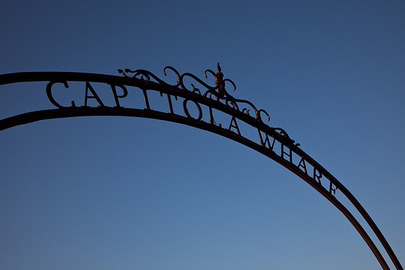 Capitola Wharf Sign