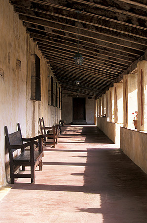 Carmel Mission Hallway